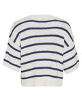 Hannalie 2/4 Pullover Stp - Egret/Oceana