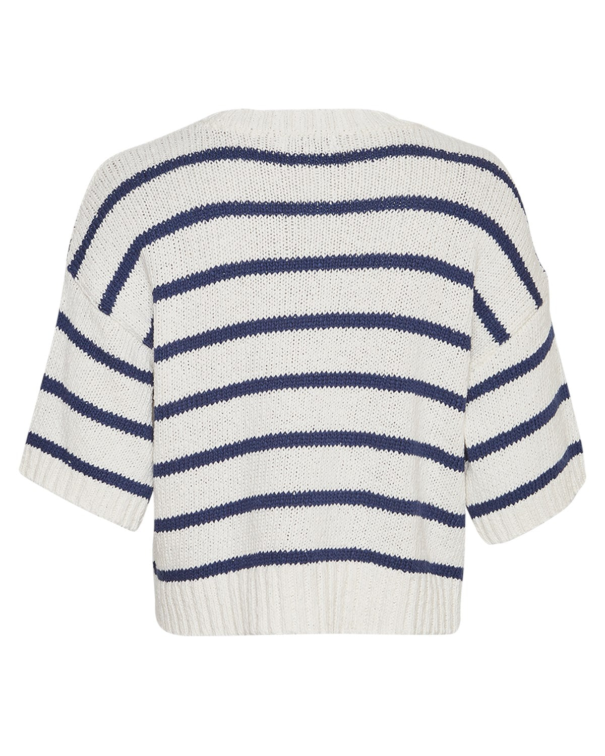 Hannalie 2/4 Pullover Stp - Egret/Oceana