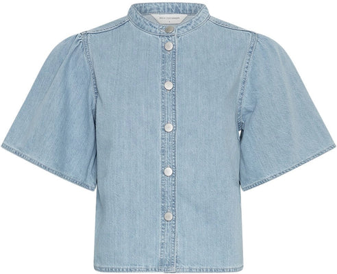 Ingrid Lis 2/4 Denim Shirt - Light Blue Wash