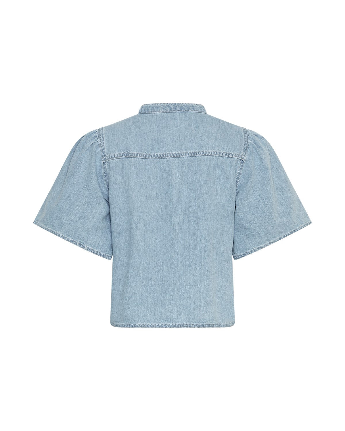 Ingrid Lis 2/4 Denim Shirt - Light Blue Wash