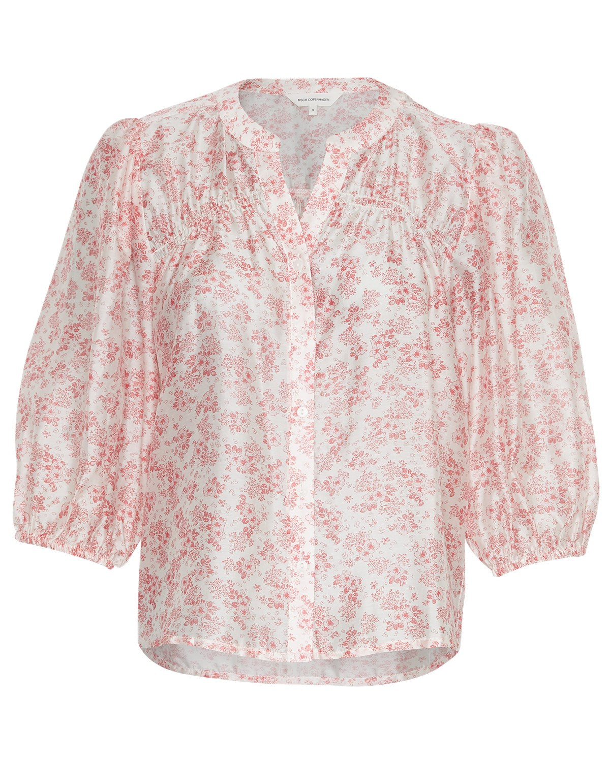 Isadora 3/4 Shirt Aop - Chalk Pink Flower