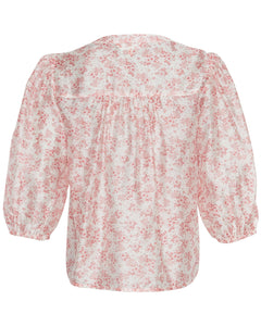 Isadora 3/4 Shirt Aop - Chalk Pink Flower