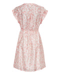 Isadora Ss Shirt Dress Aop - Chalk Pink Flower