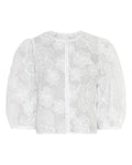 Ismene 3/4 Shirt Emb - Bright White
