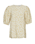 Marva Ladonna 2/4 Top Aop - Reed Yellow