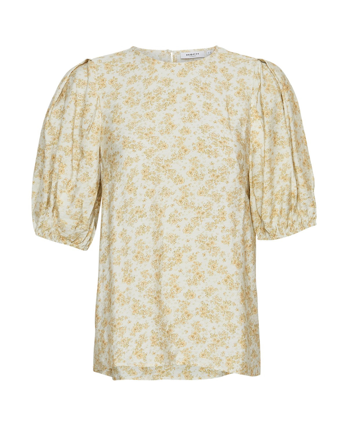 Marva Ladonna 2/4 Top Aop - Reed Yellow