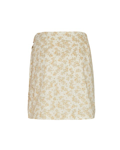 Marva Ladonna Wrap Skirt Aop - Reed Yellow