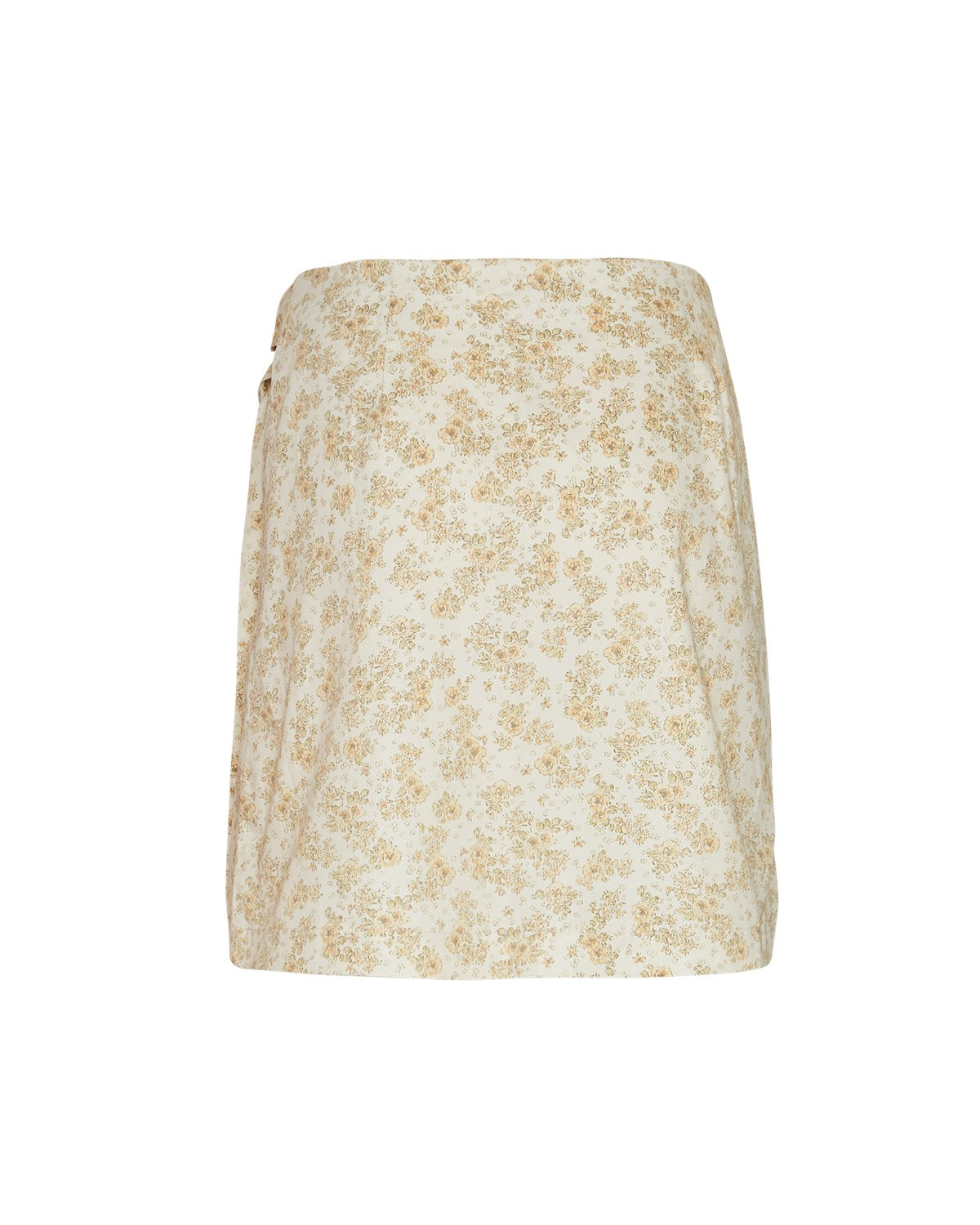 Marva Ladonna Wrap Skirt Aop - Reed Yellow