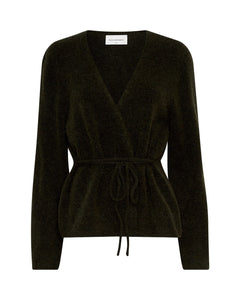 Miabelle Hope Wrap Cardigan - Rosin Melange