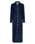 Mow Shirt Dress - Dark Blue Wash