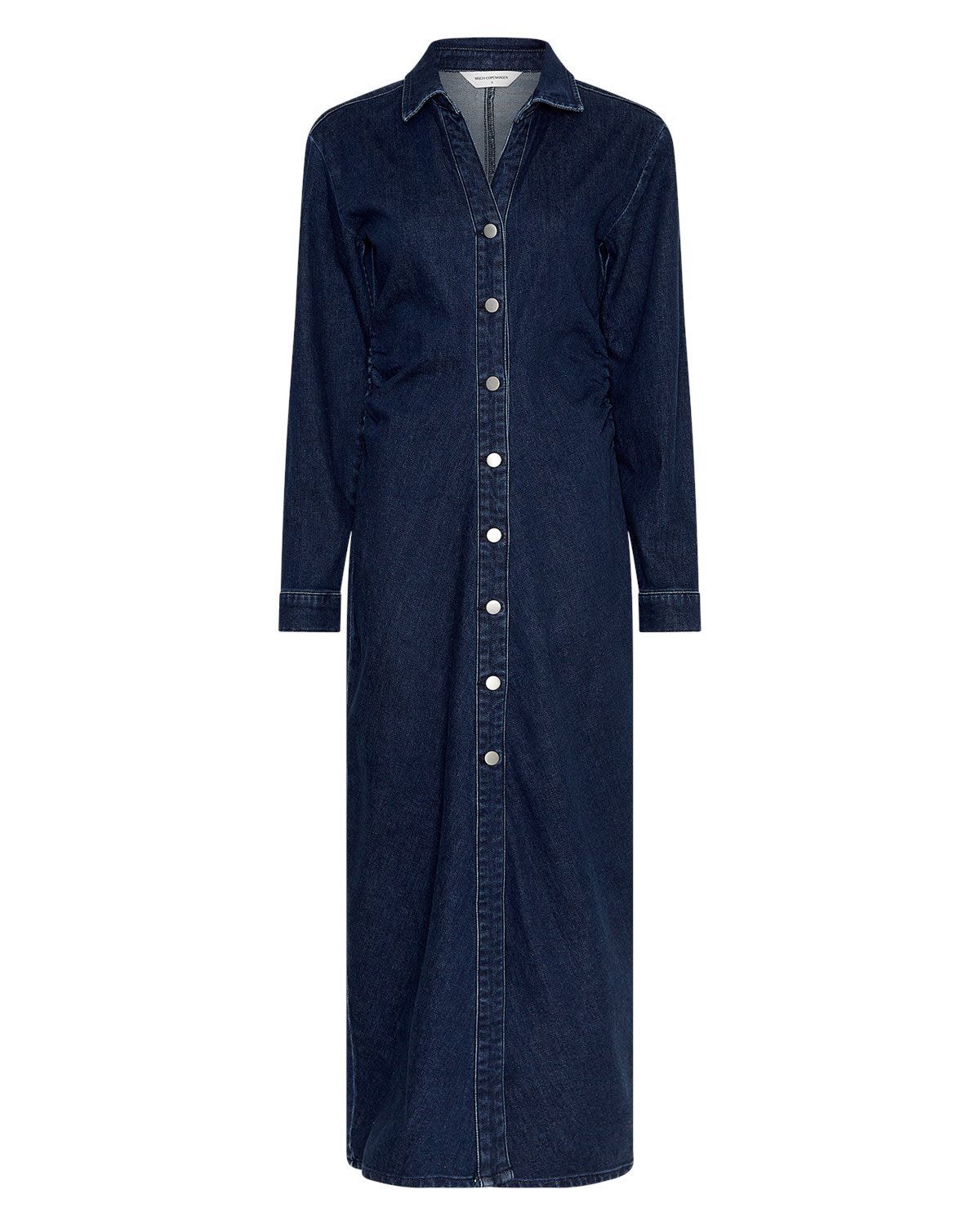 Mow Shirt Dress - Dark Blue Wash