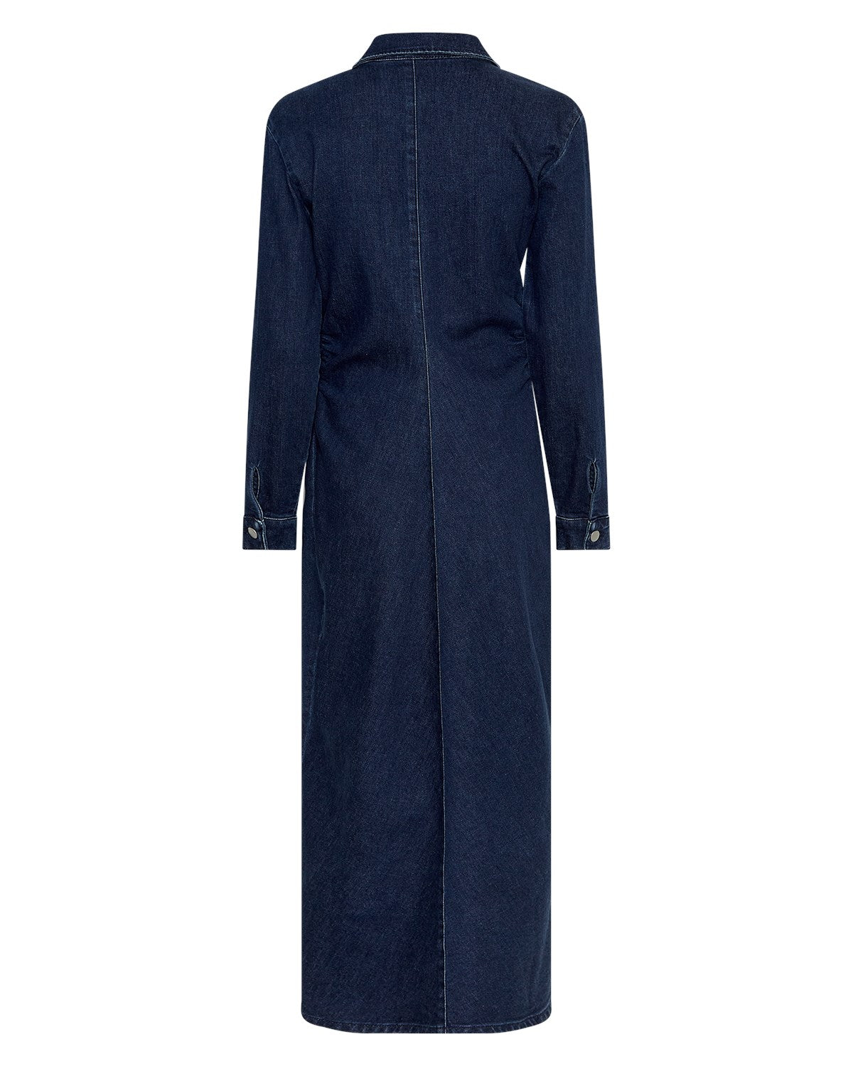 Mow Shirt Dress - Dark Blue Wash