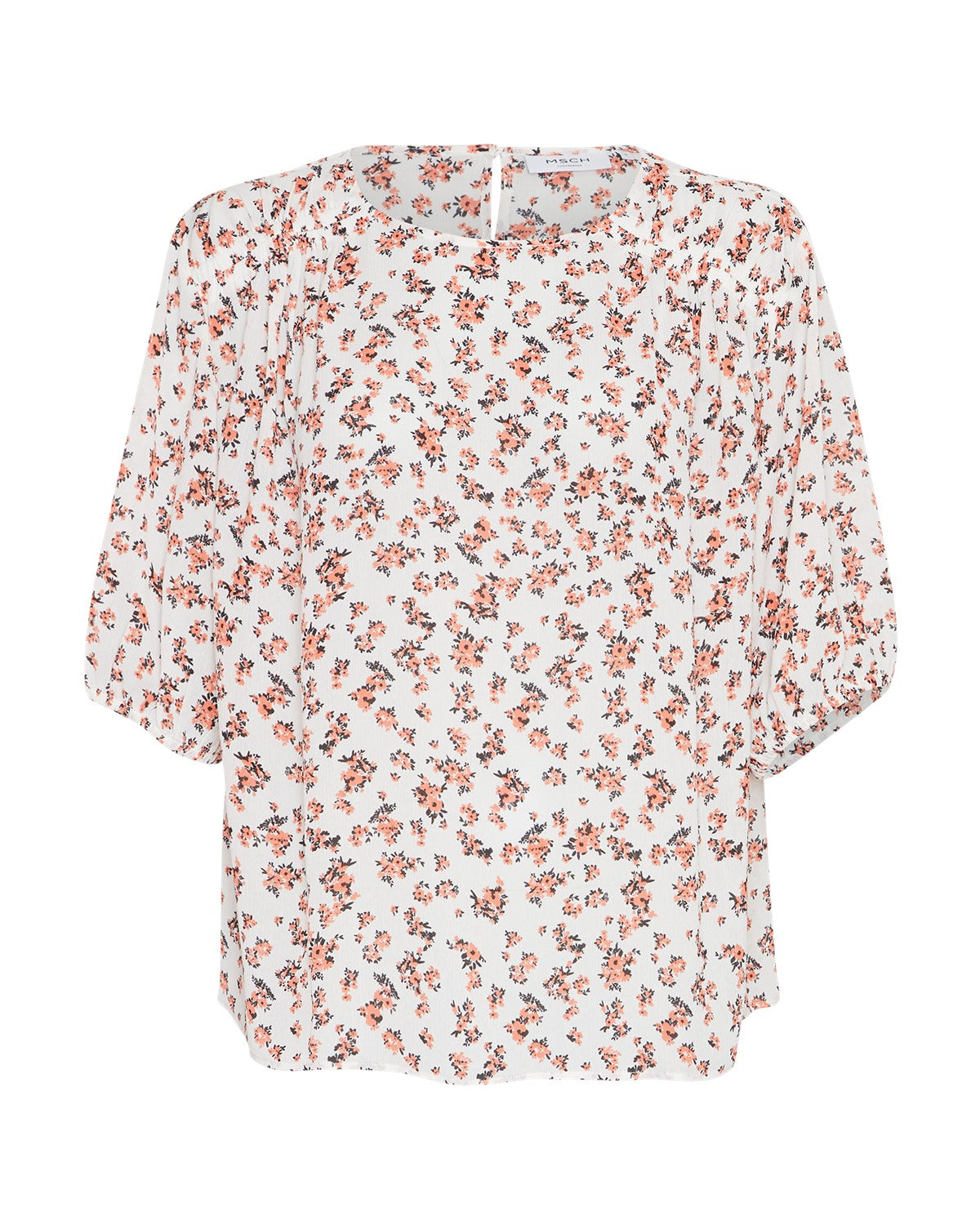 Neomina Rikkelie 2/4 Top Aop - Persimmon Flwr