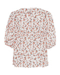 Neomina Rikkelie 2/4 Top Aop - Persimmon Flwr