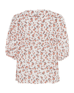 Neomina Rikkelie 2/4 Top Aop - Persimmon Flwr