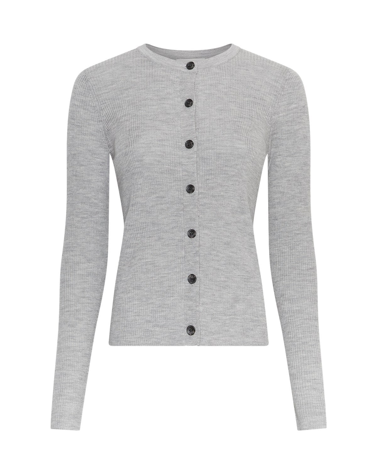 Rigmor Avalina Ribbkofta - Light Grey Melange