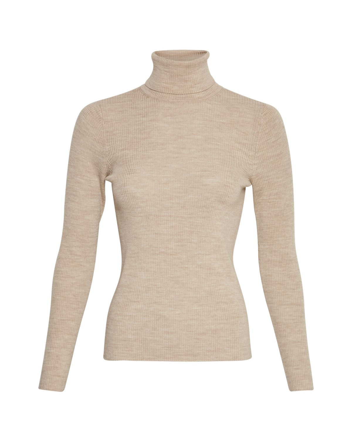 Rigmor Avalina Rib R Pullover - Peyote Melange