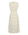 Rojan Vlora Sl Dress Aop - Rattan Flower