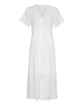Sibylla Ss Shirt Dress - Egret