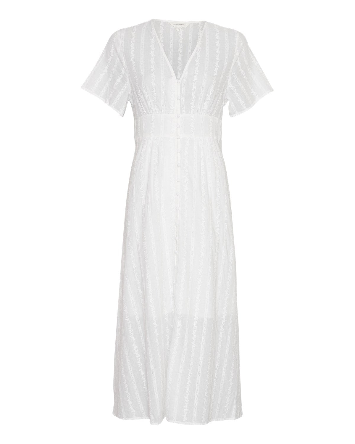 Sibylla Ss Shirt Dress - Egret