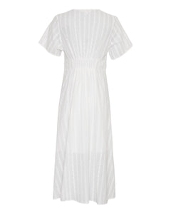 Sibylla Ss Shirt Dress - Egret