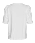 Tiffa Logan 2/4 Puff Tee - Bright White