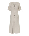 Viana Ginia 2/4 Dress - Sand Melange