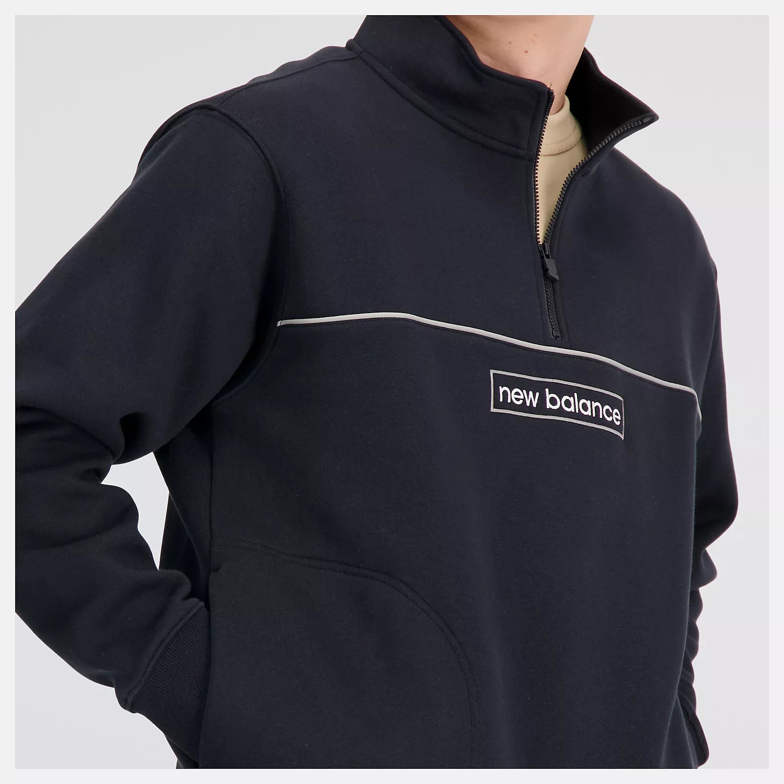 Essentials Winter 1/4 Zip - Black