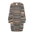 Noella Gio Stickad Kofta - Light Grey Mix