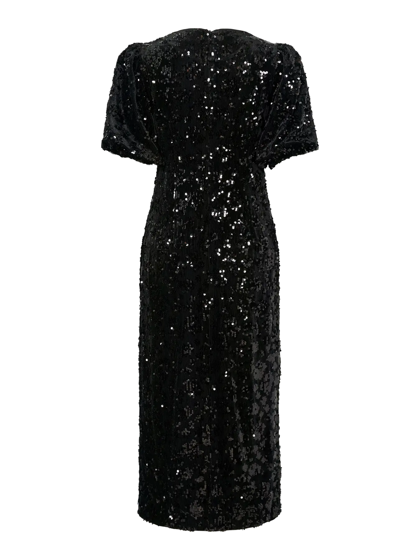 Yassofie 2/4 Sequin Midi Dress - Svart