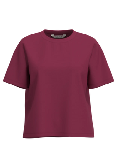 Essential Ss Boxy Tee - Anemone