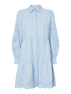 Yaszimia LS Shirt Dress - Skyway