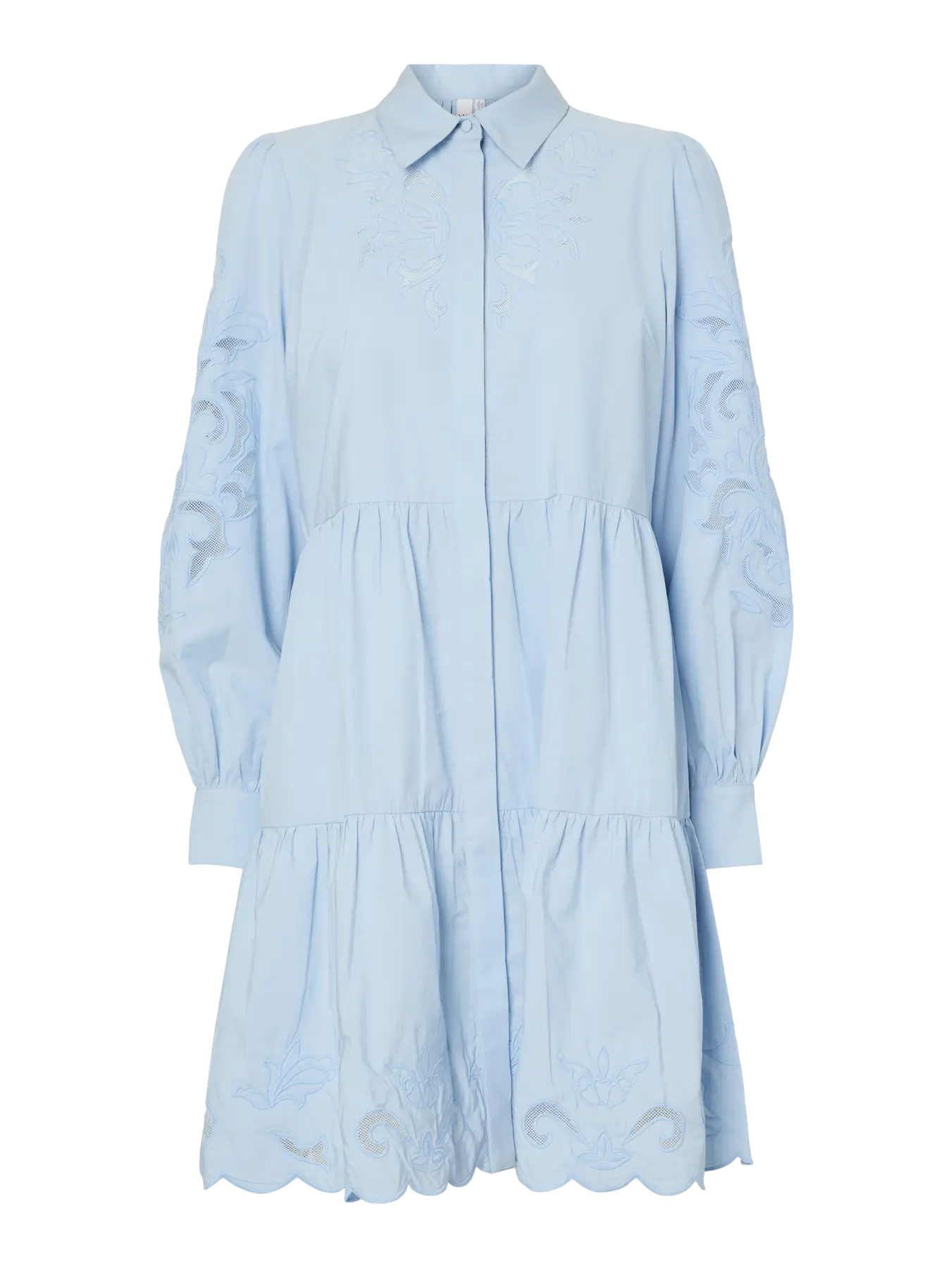 Yaszimia LS Shirt Dress - Skyway