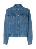 Cena-Kori Relaxed Denimjacka - Ljusblå Denim