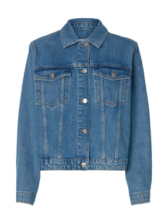Cena-Kori Lig B Relaxed Deni Jkt - Light Blue Denim