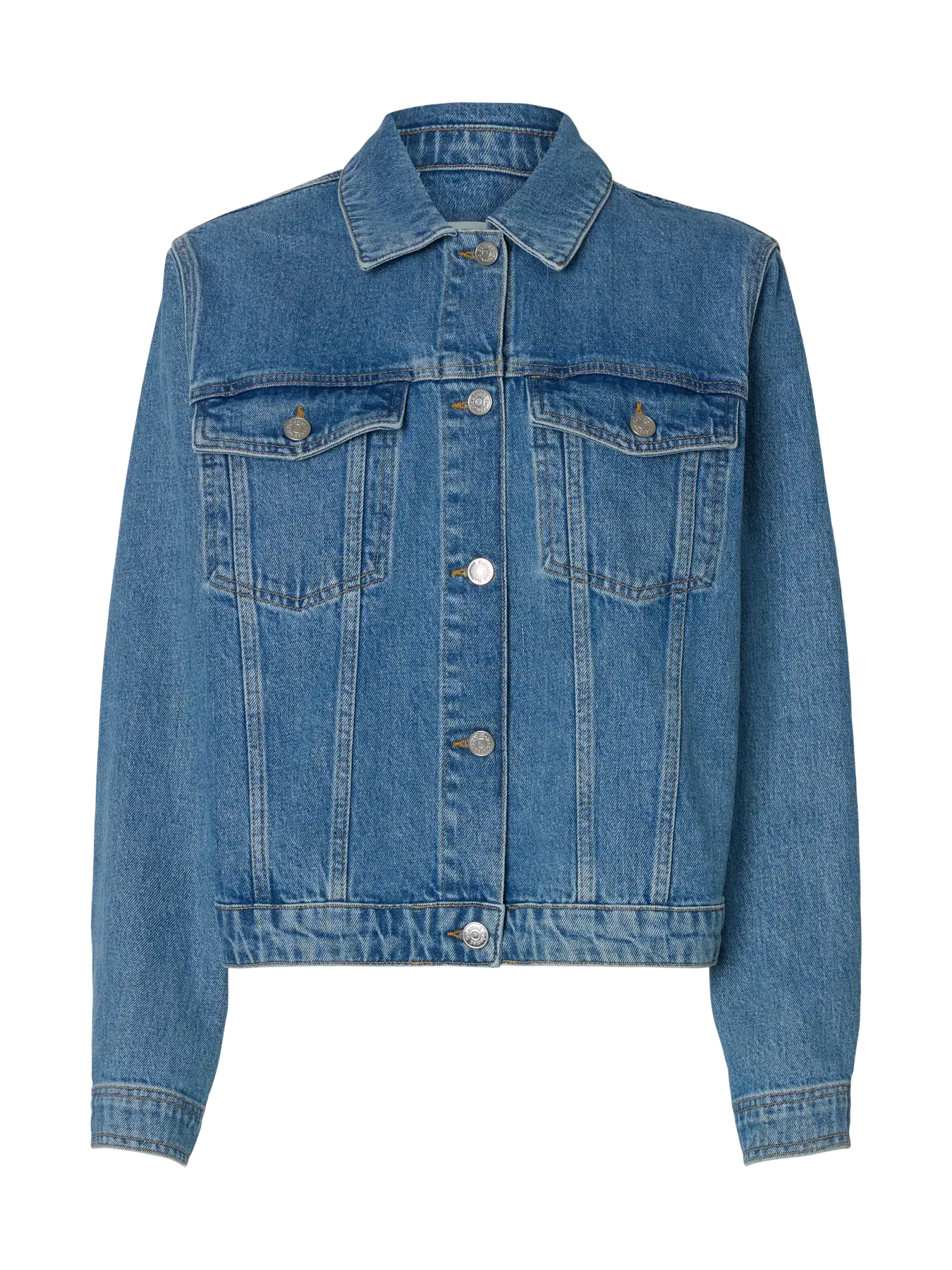 Cena-Kori Relaxed Denimjacka - Ljusblå Denim