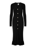 Yasmikla Ls Long Knit Dress - Svart