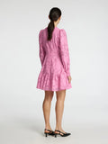 Calli-Sadie Ls Short V-Neck Dress Ff - Rosebloom