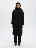 Maya Down Long Coat - Svart