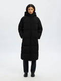 Maya Down Long Coat - Svart