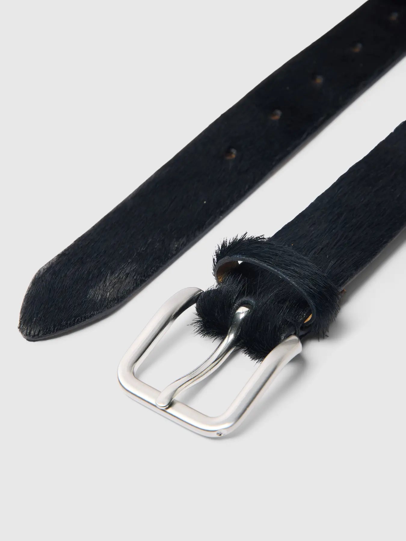 Caroline Cow Belt - Svart
