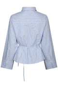 Clarida Stripe Shirt - Ljusblå