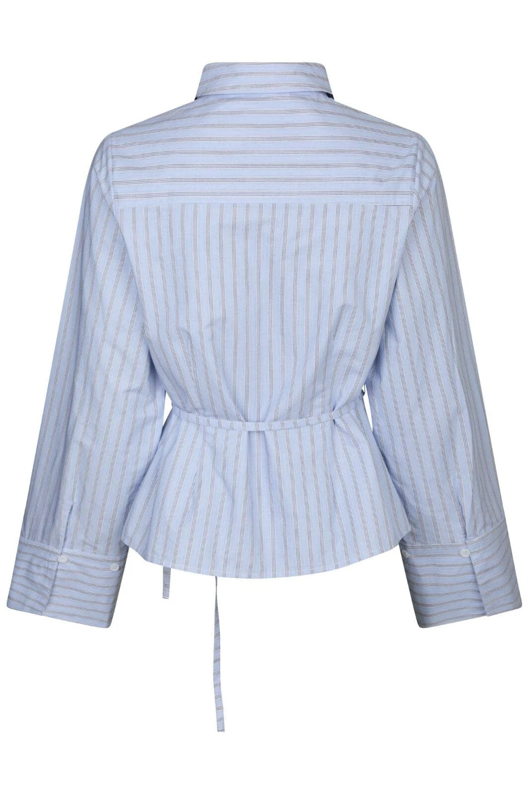 Clarida Stripe Shirt - Ljusblå
