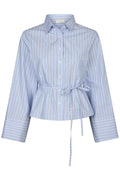 Clarida Stripe Shirt - Ljusblå