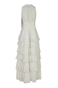 Marli Dot Dress - Vit