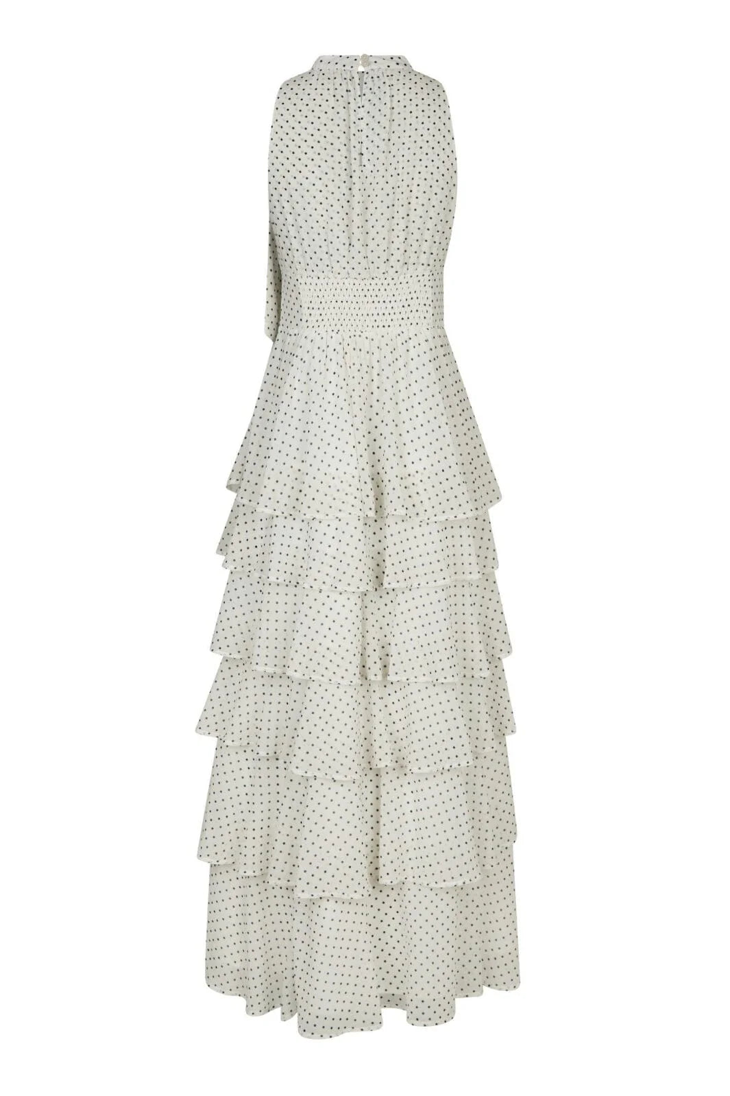 Marli Dot Dress - Vit