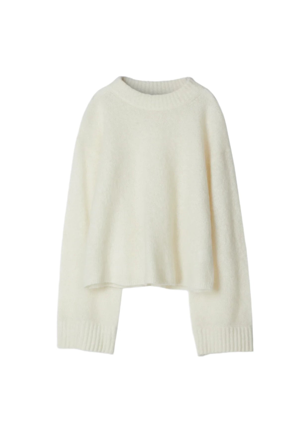 Niclas Short Sweater - Vit