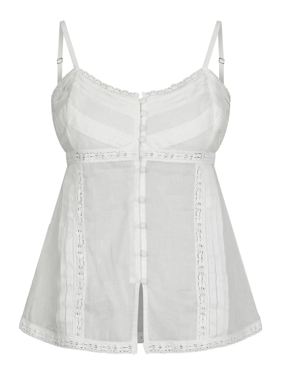 Nimissa S Voile Topp - Vit