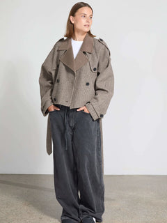 John Jacket Checked - Beige