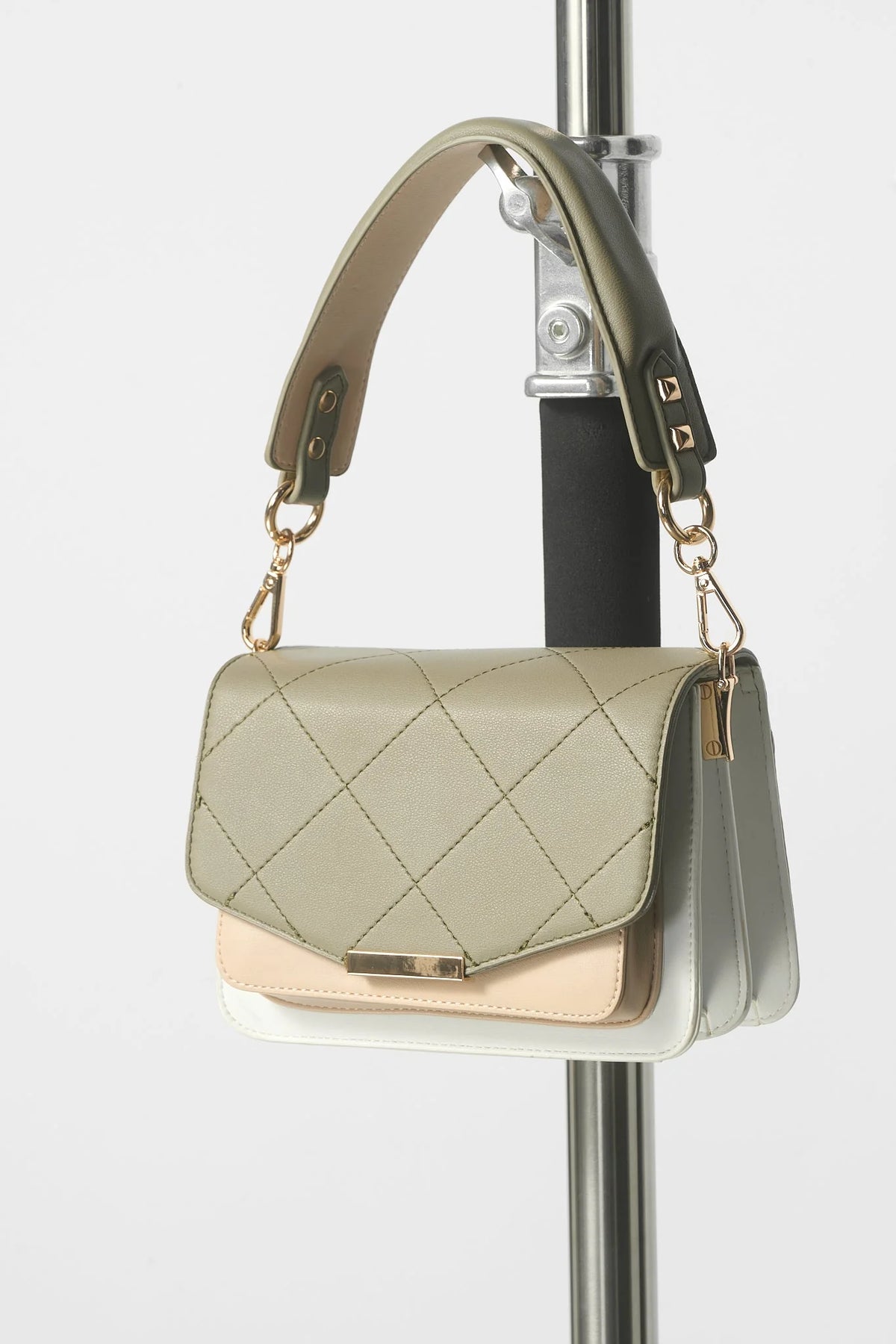Blanca Bag Medium - Army/White/Beige